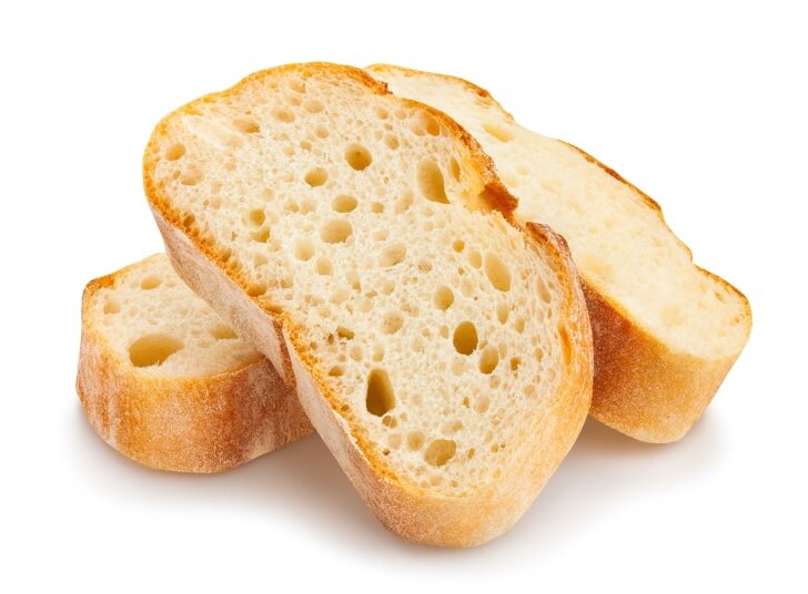 нарезанный хлеб